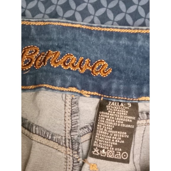 JEANS STRETCH DENIM BLUE  H2 Z240 SIZE 9 STRETCH , WAIST 31, REGULAR SIZE - Picture 12 of 12